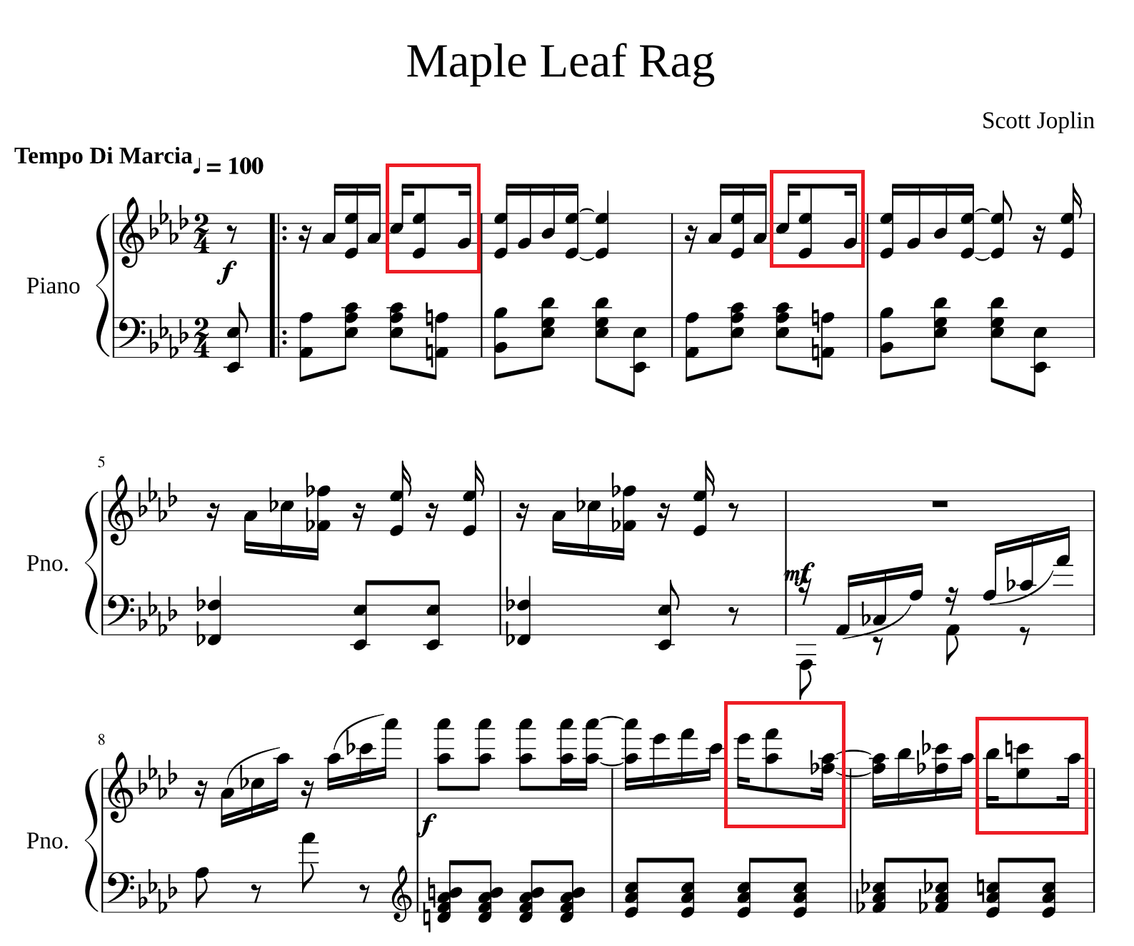 Maple Leave Rag